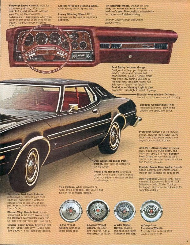 1975 Ford Elite Brochure Page 7